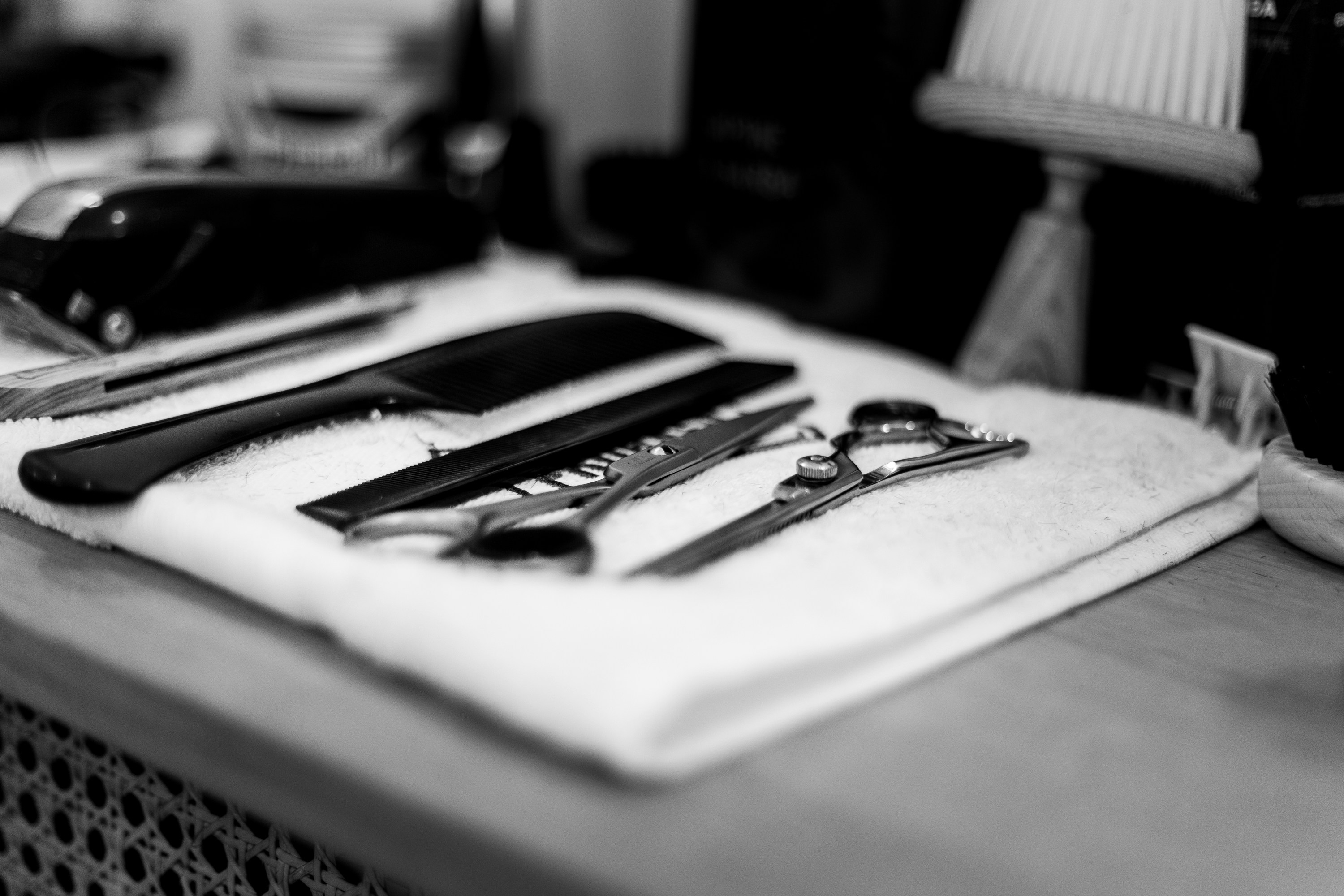 Hair styling work